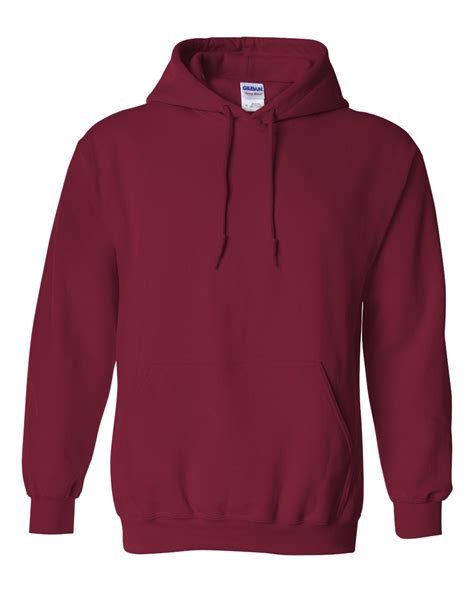 Gildan Mens Blank Hoodie Heavy Blend Hooded Sweatshirt Solid 18500 Up