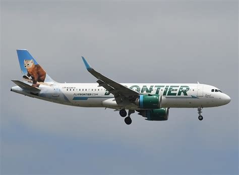 Frontier Airbus A320 251n N328fr Cn 8118 Scout The Pine Ma Flickr