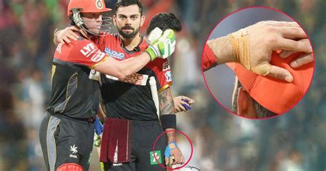 Did You Know Virat Kohli Batted In Yesterday S Match Despite Needing Stitches On His Left Hand