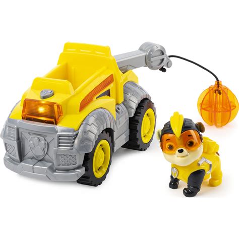 Buy Paw Patrol Mighty Pups Super Paws Rubbles Deluxe Vehicle With Lights And Sound Online At