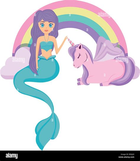 Cute Unicorn And Mermaid Wallpaper Download Share Or Upload Your Own One