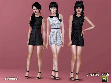 The Sims Resource Dress Amelie Youadult