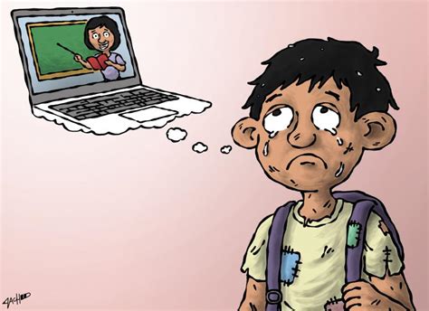 Poverty And Education Cartoon