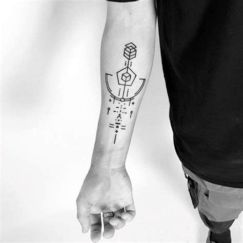 51 Cool Geometric Forearm Tattoo Ideas For Men 2023 Guide Geometric Forearm Tattoo Designs