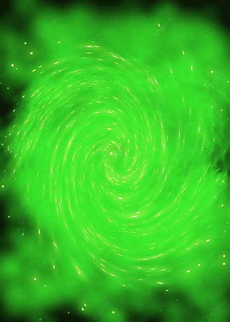 Green Smoke Magic Particle Background Green Smoke Light Particles