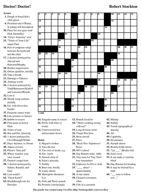 Solve boatload puzzles' 40,000 free online crossword puzzles below. Newspaper Printable Crossword Puzzles | Printable Template Free