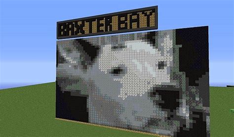 Pixel Art Dog Minecraft Project