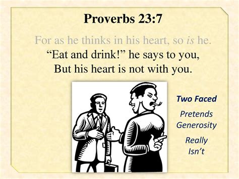 Proverbs 237 For As He Thinks In His Heart So Is He Ppt Download