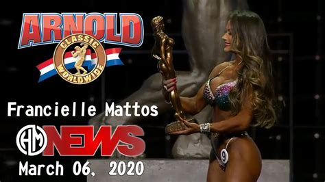 2020 Arnold Classic Amateur Wellness Overall Francielle Mattos Youtube