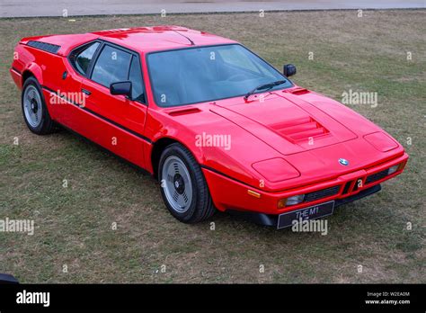 Red Bmw The M1 Sports Car At Goodwood Festival Of Speed 2019 Stock