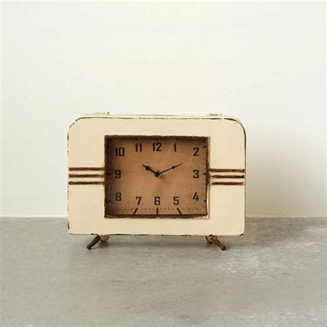 Retro Mantel Clock Et Tobey Company