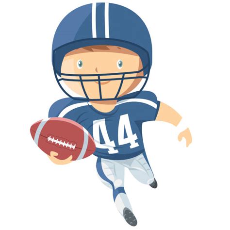 Kids Football American Illustrations Royalty Free Vector Graphics