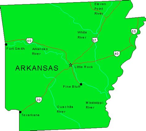 Arkansas Maps Map Of Arkansas