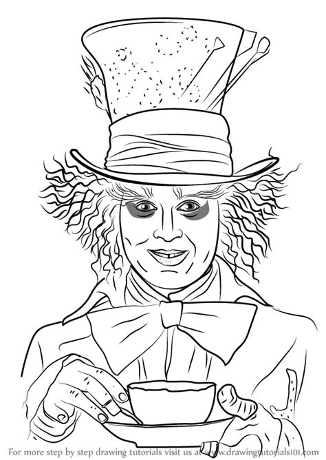 How To Draw Mad Hatter Dc Comics Step By Step