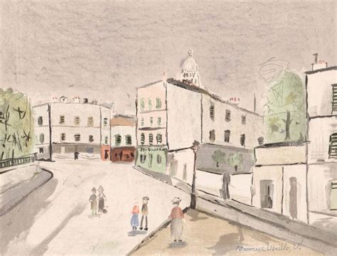 Vintage Maurice Utrillo Lithograph In Colors Auction