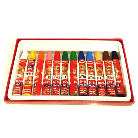 Oil Pastels Fatih 12 Colours High Quality And Vivid Colours