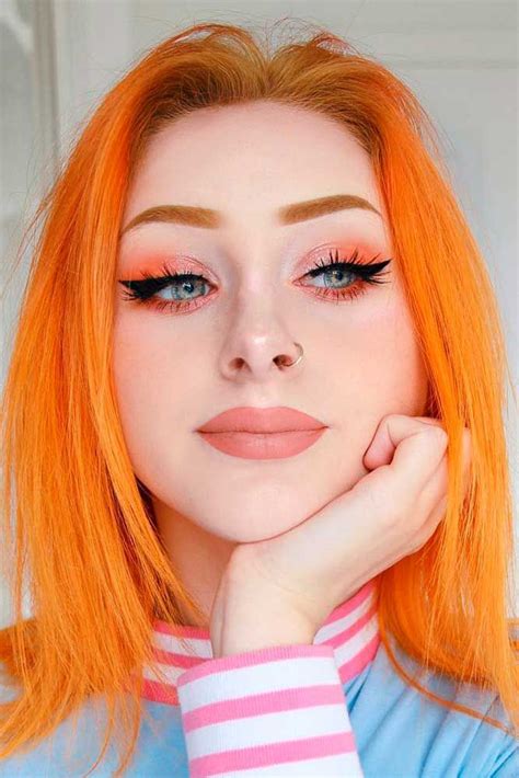 All Kinds Of Orange Hair Copper Reddish Bright Dark And Pastel For Your Vibrant Look