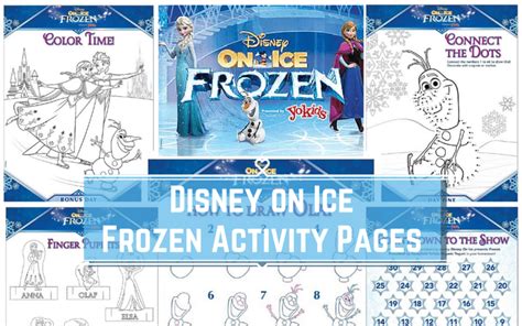 Disney Frozen Activity Pages From Disney On Ice