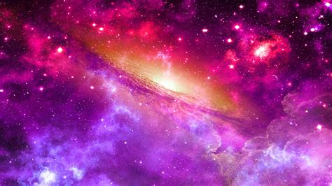 Purple And Pink Galaxy Hd Wallpaper Wallpaper Flare