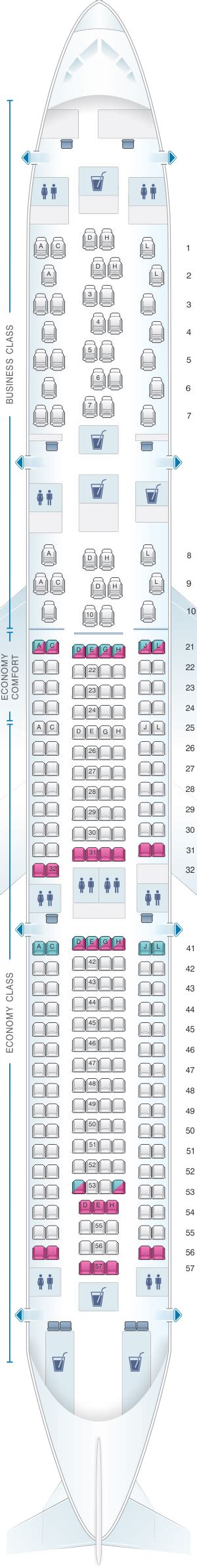 Seat Map Finnair Airbus A330 300 263pax Seatmaestro