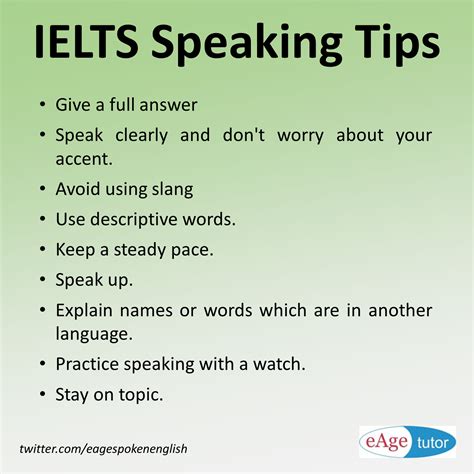 Speaking Ielts Tips Satu Trik