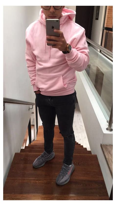 Https://tommynaija.com/outfit/pink Hoodie Mens Outfit