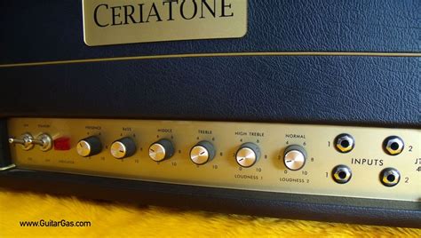 Ceriatone Jtm45 Inputs And Controls Rock And Roll History Classic