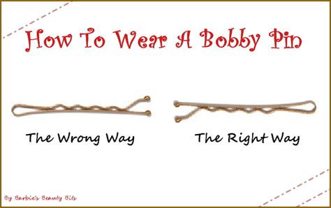 Barbies Beauty Bits How To Properly Use A Bobby Pin