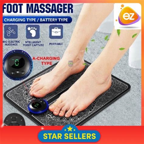 Alat Urut Kaki Viral Mesin Urut Kaki Electric Ems Foot Massager Machine Foot Massage Mat Pad
