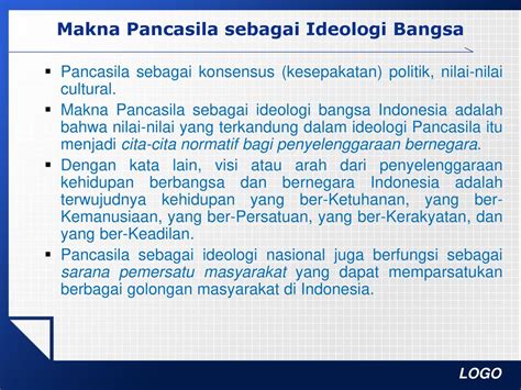 Arti Pancasila Sebagai Ideologi Negara Dan Dasar Negara Indonesia