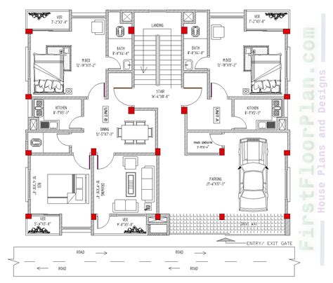 3 Storey Apartment Building Design