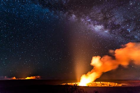 Hawaii Volcanoes Np 19 Milky Way