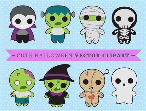 Designs For Them Kawaii Clipart Kawaii Halloween Halloween Monster