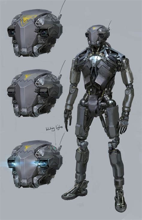 Humanoid Robot Concept Art