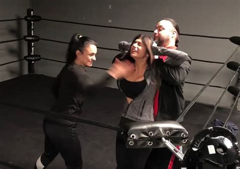 pornhub star mia khalifa reduced to tears after thunder rosa slaps breasts following wwe insult