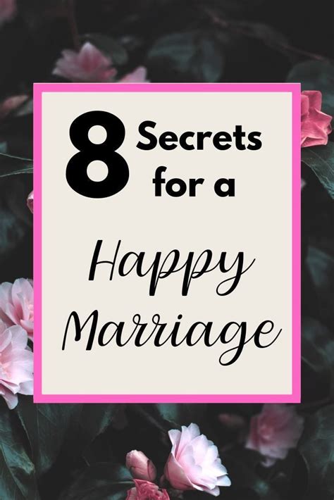8 Secrets To A Happy Marriage That You Need To Hear Crystal Carder Happy Marriage Marriage