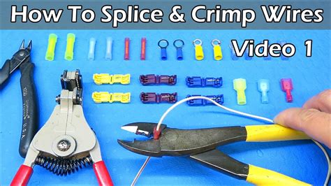 How To Splice And Crimp Wires Complete Guide Video 1 Youtube
