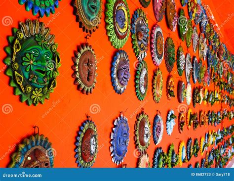 Mexican Decoration Plates Stock Image Image Of Plate 8682723