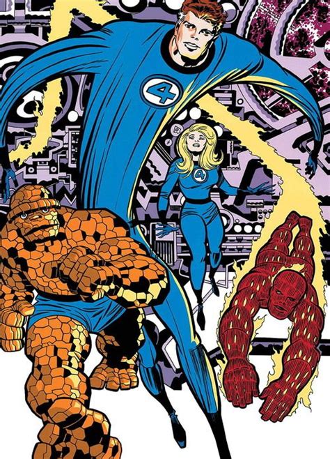 Fantastic Four By Jack Kirby Marvel Comics Superheroes Marvel Comics