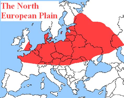 Geomorphic Regions North European Plain Note