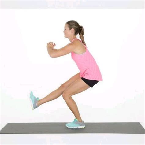 One Legged Squat Exercise How To Workout Trainer By Skimble