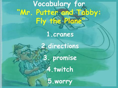 Mr Putter And Tabby Fly The Plane The Characters Are Mr Putter