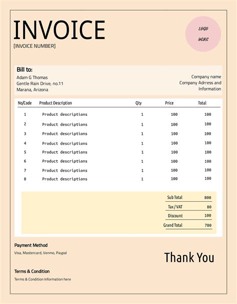 Sample Invoice Sheet Hot Sex Picture