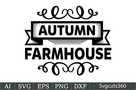 Autumn Farmhouse Graphic By Cutesycrafts360 · Creative Fabrica