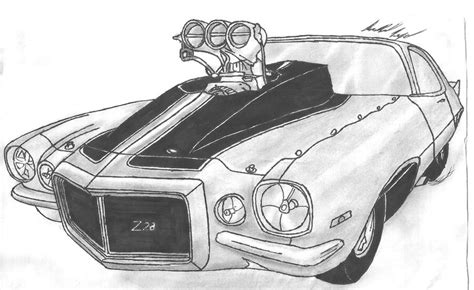 Camaro Z28 Drawing By Naageson95 On Deviantart