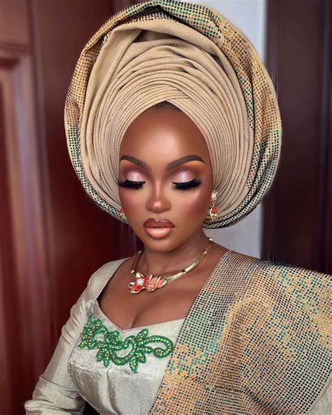 Most Beautiful 2021 Nigerian Bridal Makeup And Gele Styles Nigerian