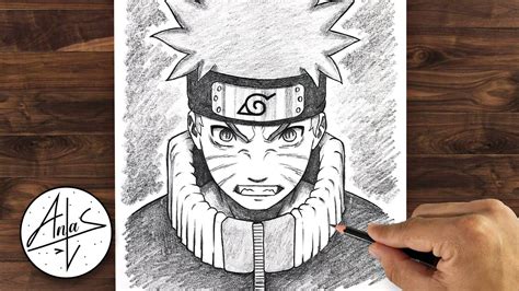 How To Draw Naruto Sketch Tutorial Step By Step Youtube