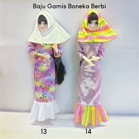 Jual Baju Gamis Modern Untk Berbi 30cm Indonesiashopee Indonesia