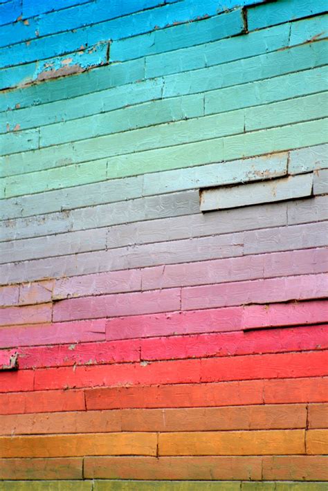 Rainbow Wall World Of Color Rainbow Wall Color Inspiration