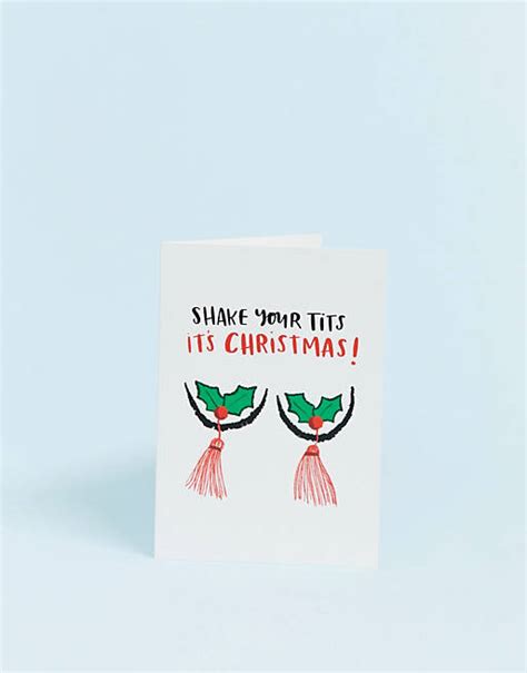 Lucy Maggie Shake Your Tits Its Christmas Card Asos